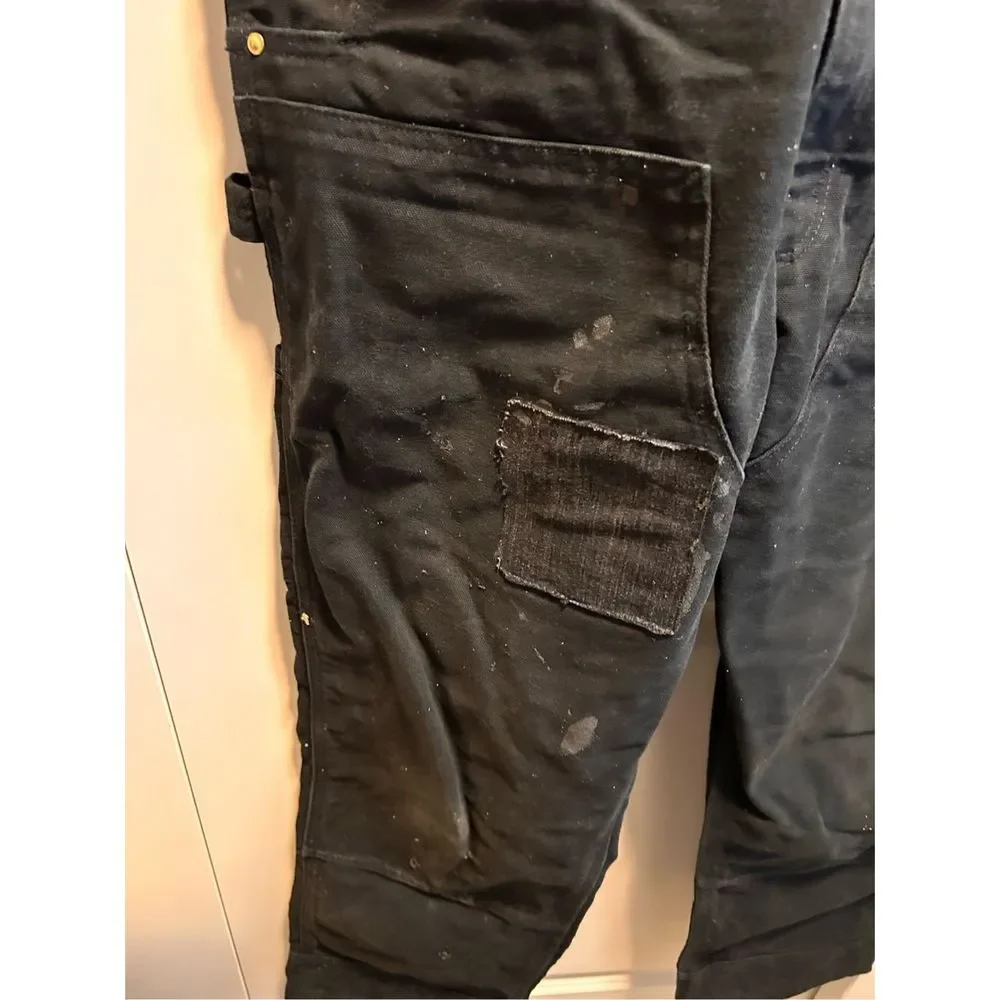 Black Carhartt Bibs 38 x 32 - Picture 11 of 11